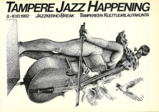 Cover of the Tampere Jazz Happening 1982 brochure.