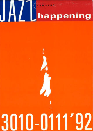 Tampere Jazz Happening 1992 -esitteen kansi.