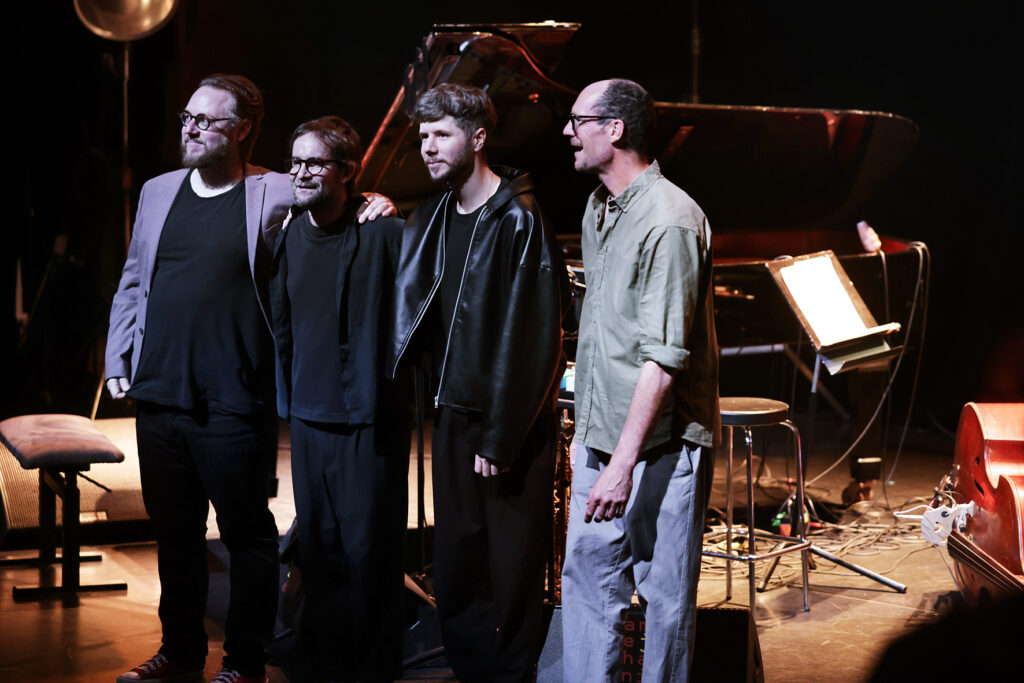 Émile Parisien Quartet on the stage.