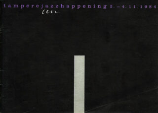 Tampere Jazz Happening 1984 -esitteen kansi.