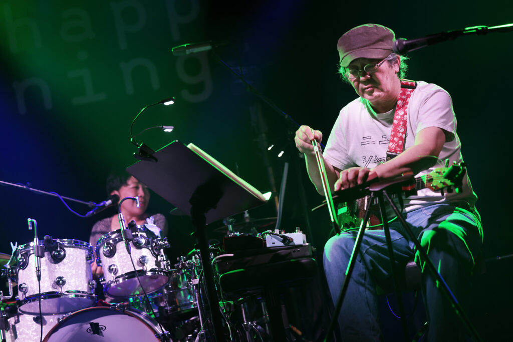 Ukiyoto is performing on the stage.