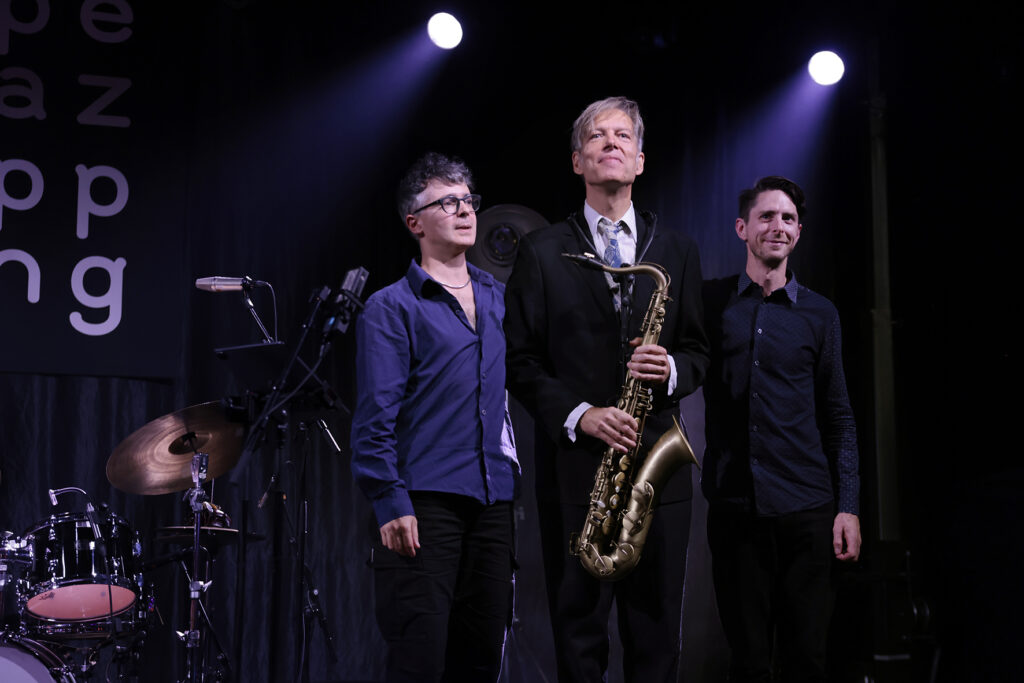 Daniel Erdmann's Organic Soulfood on the stage.