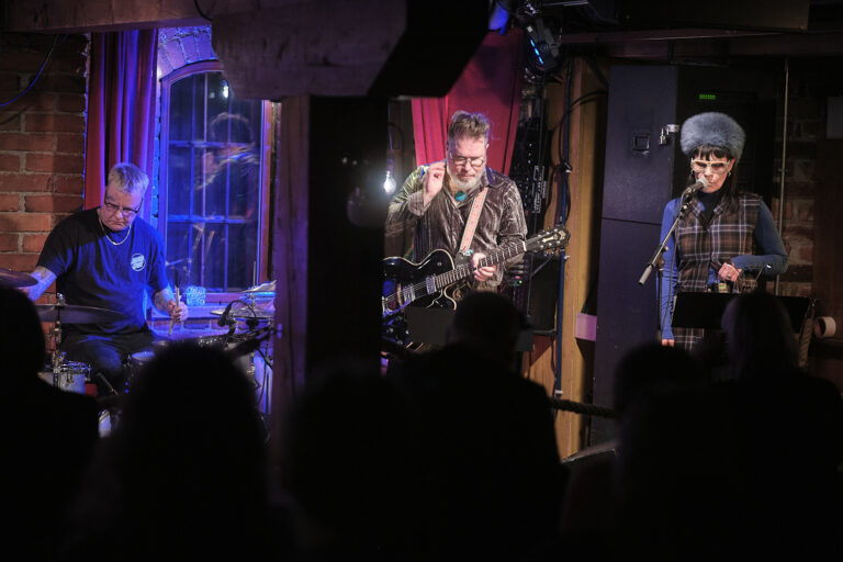 Iro Haarla Ouranos Ensemble is performing on the stage.